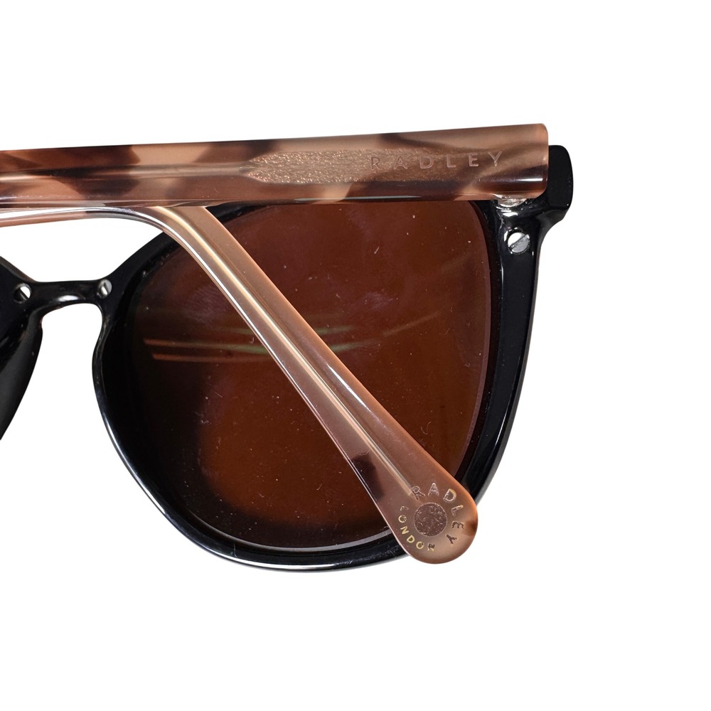 Radley London East on the‎ Hill Sunglasses Black Pink Tortoiseshell Brown Lens - Picture 3 of 4